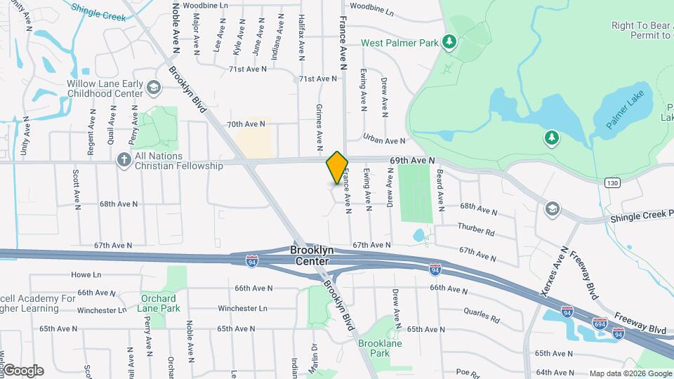 6844 Grimes Pl N Map and Location Details