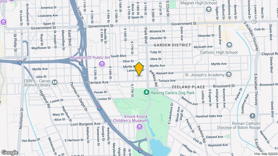1241 S 18th St Map and Location Details