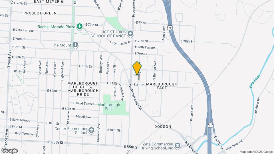 8024 Montgall Ave Map and Location Details