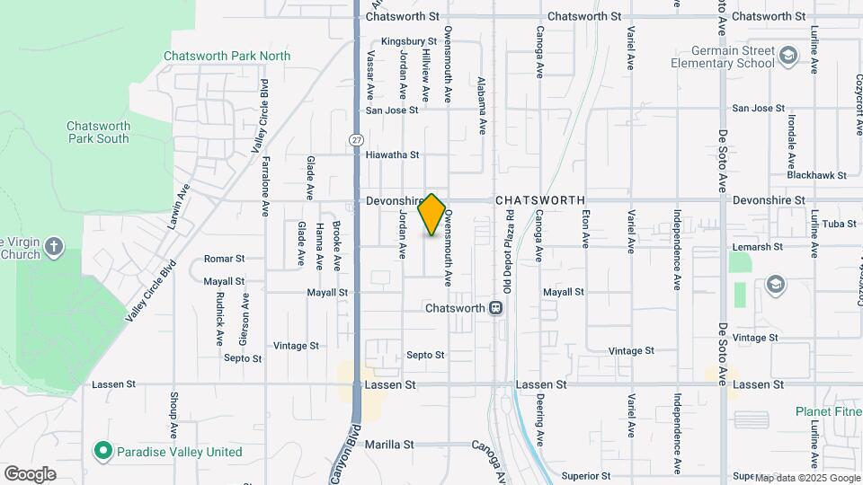 10206 Hillview Ave Map and Location Details