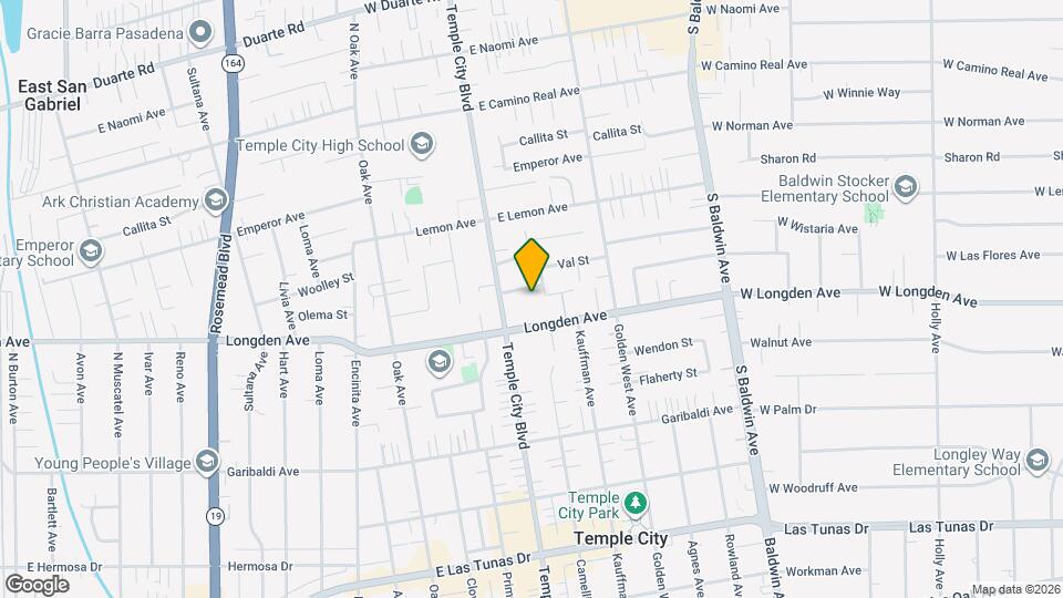 9605 Longden Ave Map and Location Details