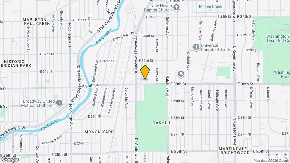 3012 N Arsenal Ave Map and Location Details