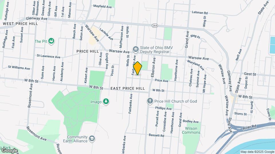 3444 Price Ave Map and Location Details