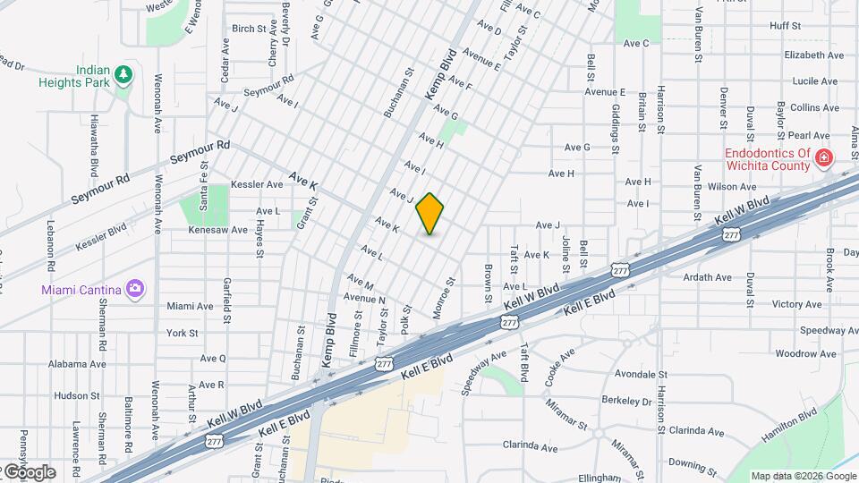 2304 Ave K Map and Location Details