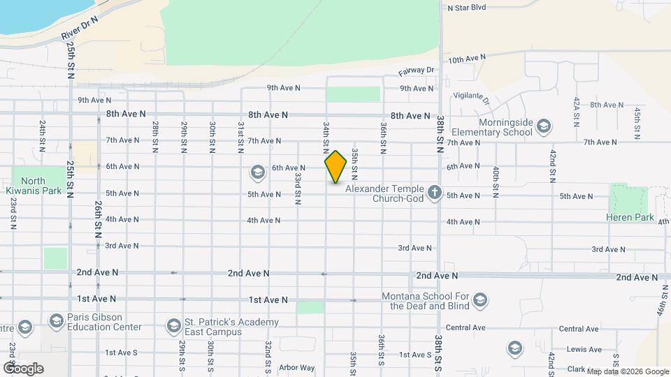 3405 5th Ave N Map and Location Details