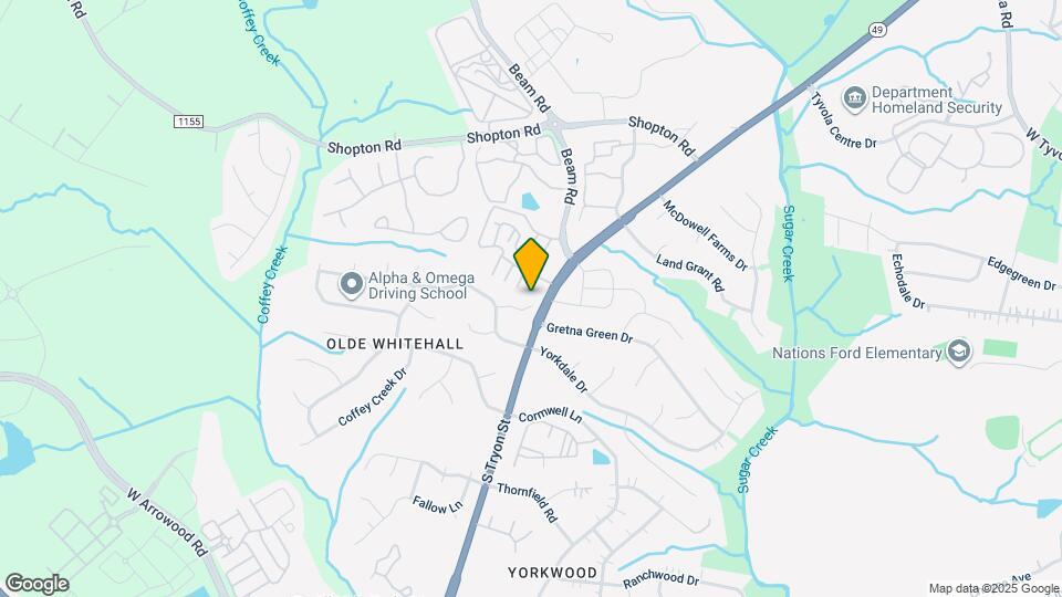 7106 Spring Creek Ln Map and Location Details