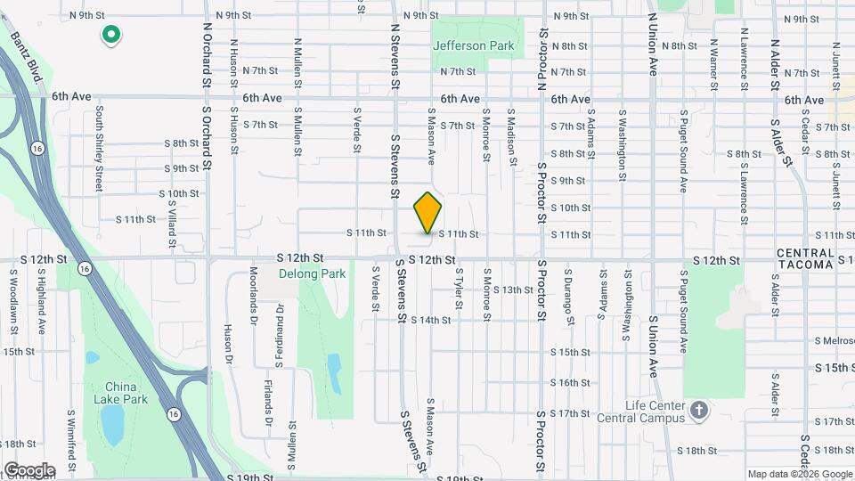 4302 S 11th St Map and Location Details