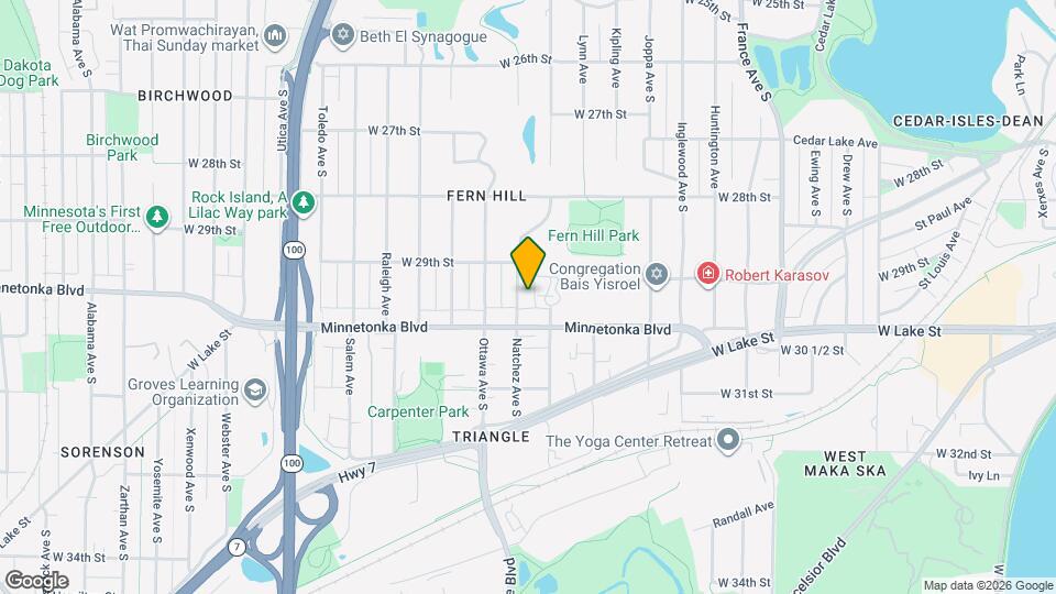 2929 Natchez Ave S Map and Location Details