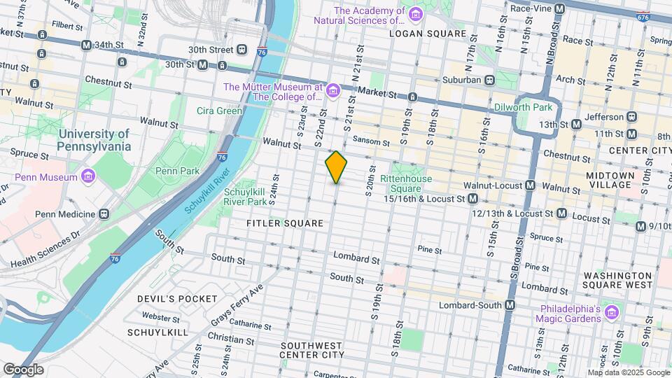 252 S 21st St Map and Location Details