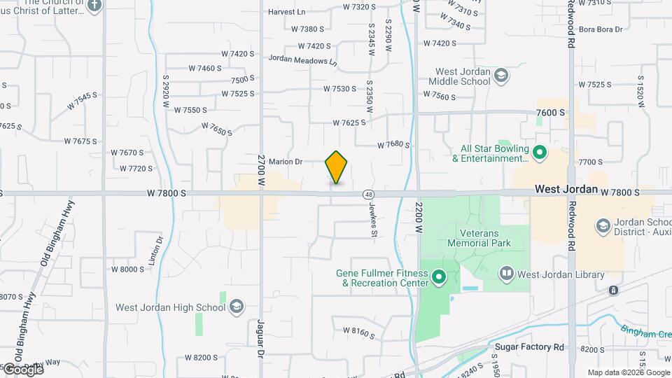 2374 W 7800 S Map and Location Details