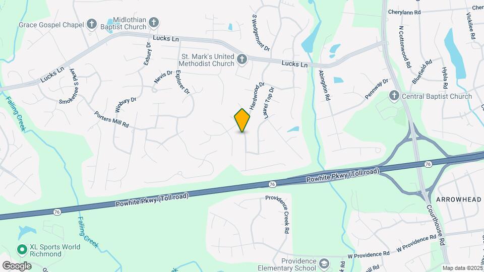 1520 Crawford Wood Dr Map and Location Details