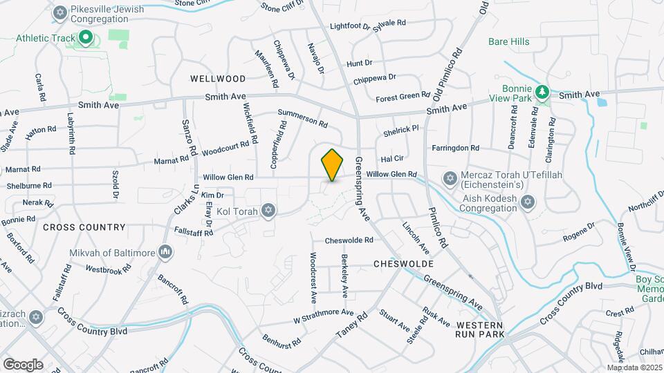 2901 Fallstaff Rd Map and Location Details