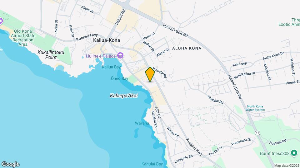 Kona Islander Inn Mapa y Detalles de la Ubicación
