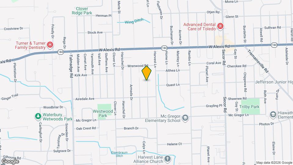 5617 Fenwick Dr Map and Location Details