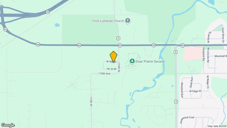 1934 W 6th St Map and Location Details