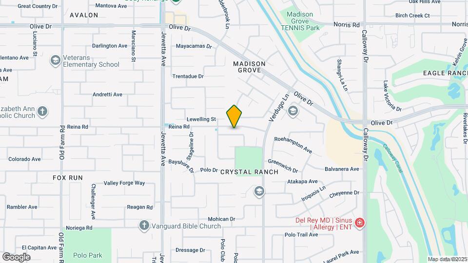 10706 Falling Springs Ave Map and Location Details