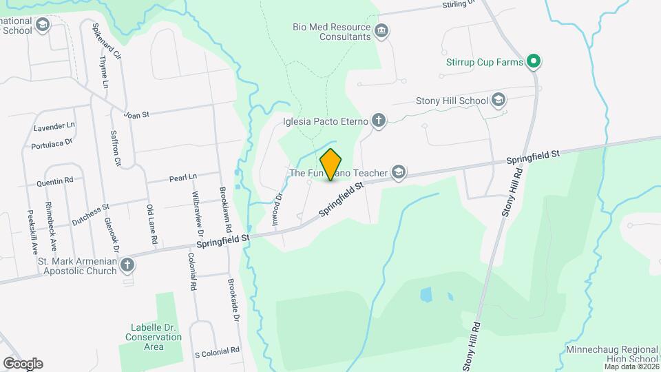 497 Springfield St Map and Location Details