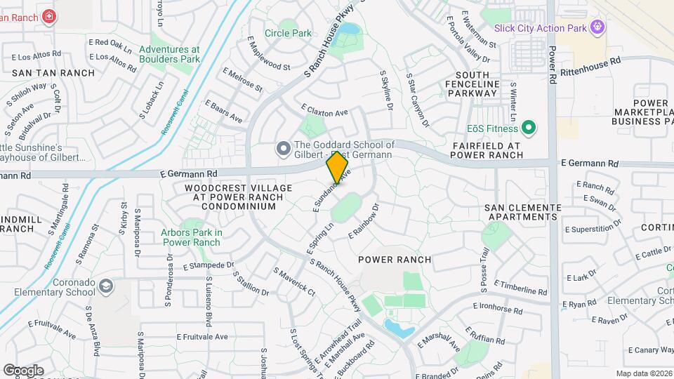 4181 E Sundance Ave Mapa y Detalles de la Ubicación