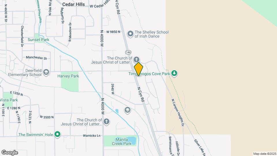 9580 N Cyn Rd Map and Location Details