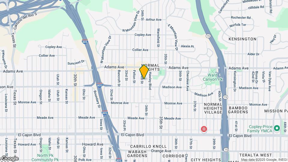 4627-4629 34th St Map and Location Details