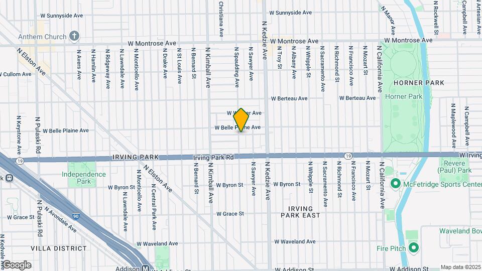 4043 N Spaulding Ave Map and Location Details