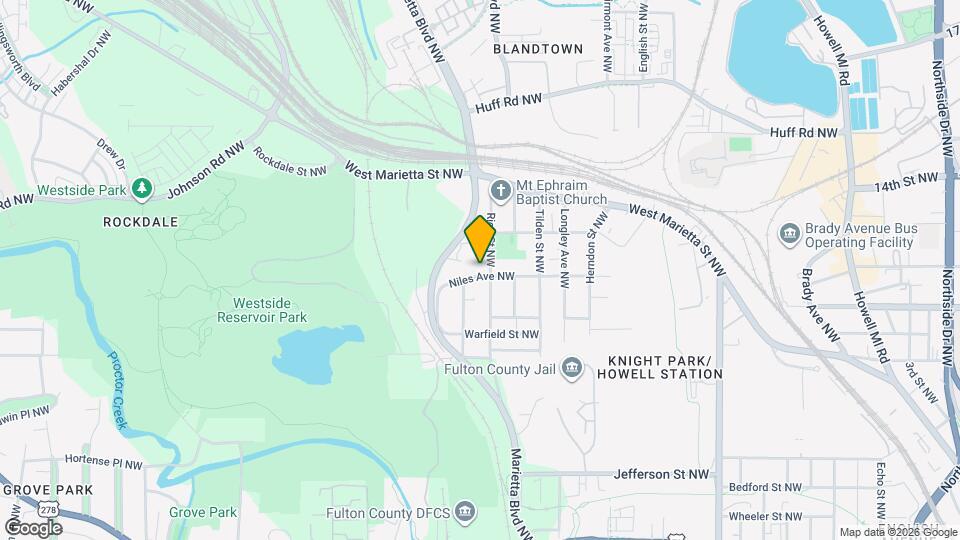 1227 Niles Ave NW Map and Location Details