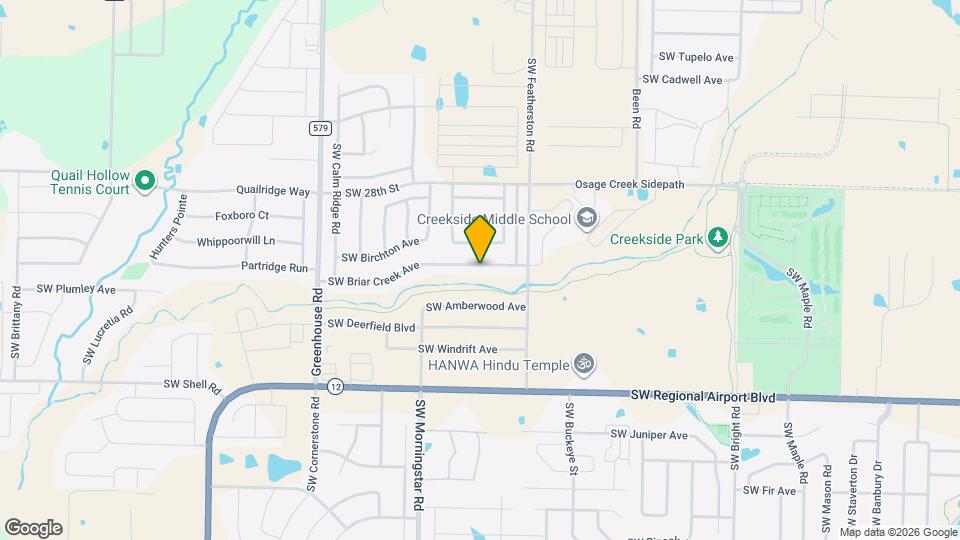 3009 SW Briar Creek Ave Map and Location Details