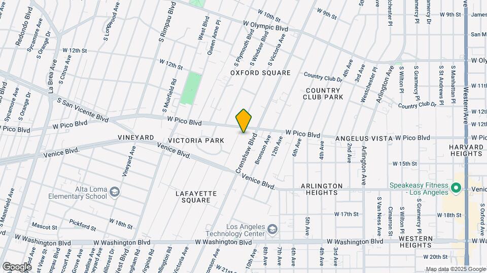 1312 S Victoria Ave, Unit 1312 Map and Location Details