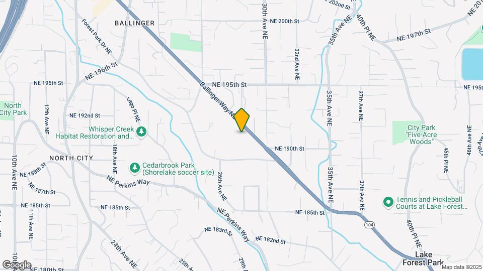 19125 Ballinger Way NE Map and Location Details