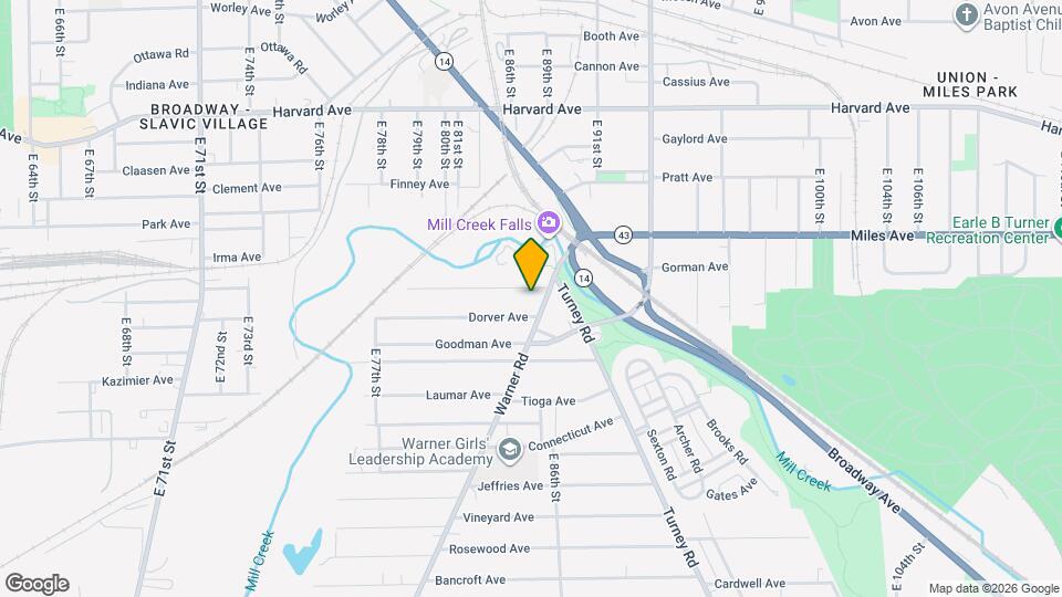 4274 Warner Rd Map and Location Details