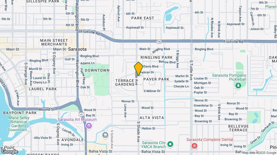435 S Shade Ave Map and Location Details