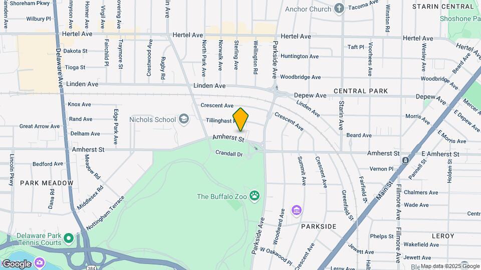 1380 Amherst St Map and Location Details