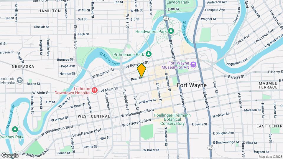 647 Webster St Map and Location Details