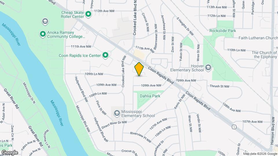 10923 Dahlia St NW, Unit 10923 Map and Location Details