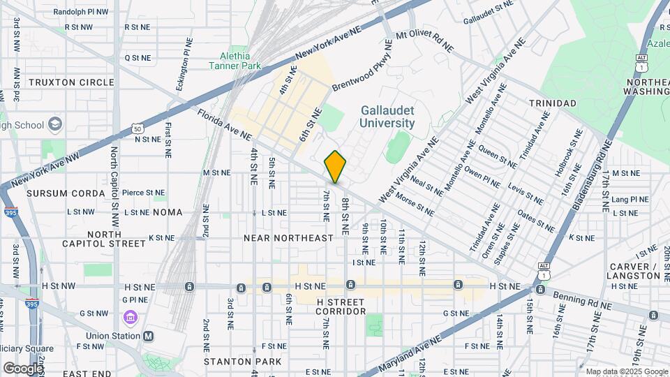 713 Florida Ave NE Map and Location Details