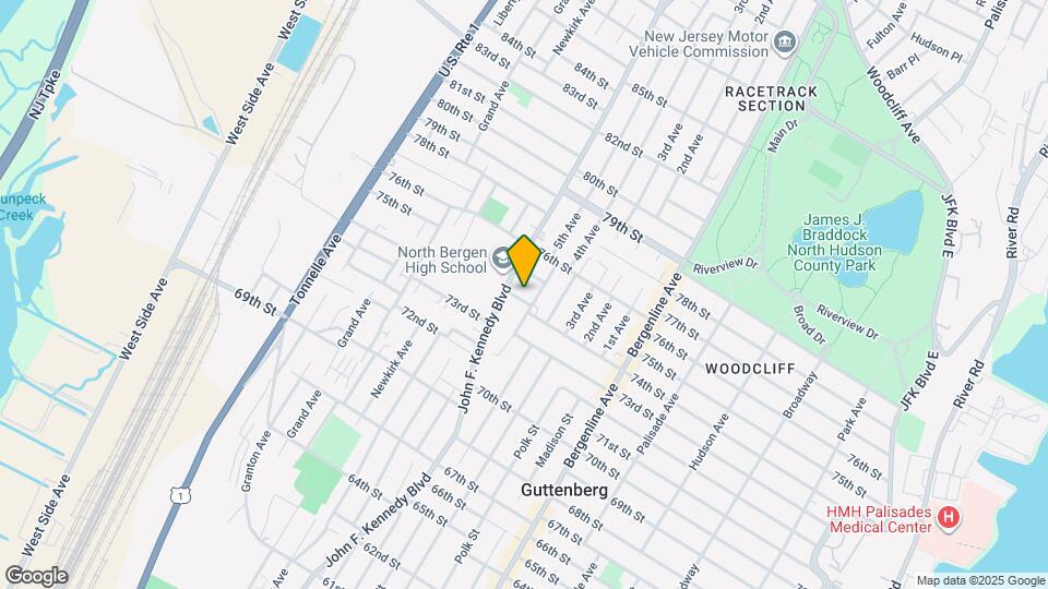 1008 74th St Map and Location Details