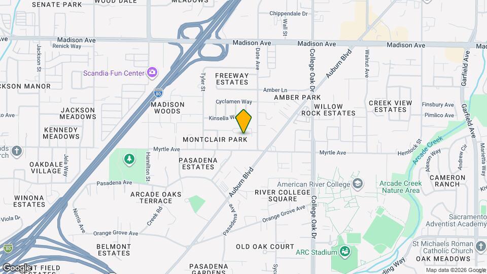 4552 Ashcroft Ave Map and Location Details