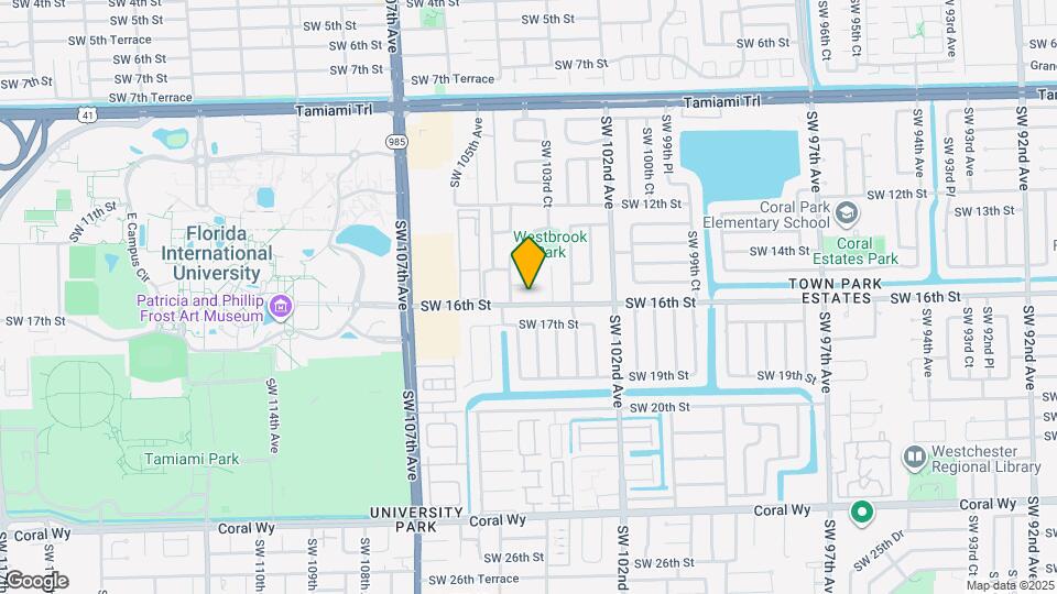 10361 SW 16th St, Unit S1 Map and Location Details