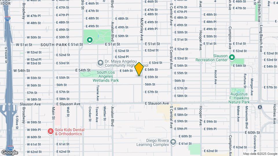 752 E 55th St Mapa y Detalles de la Ubicación