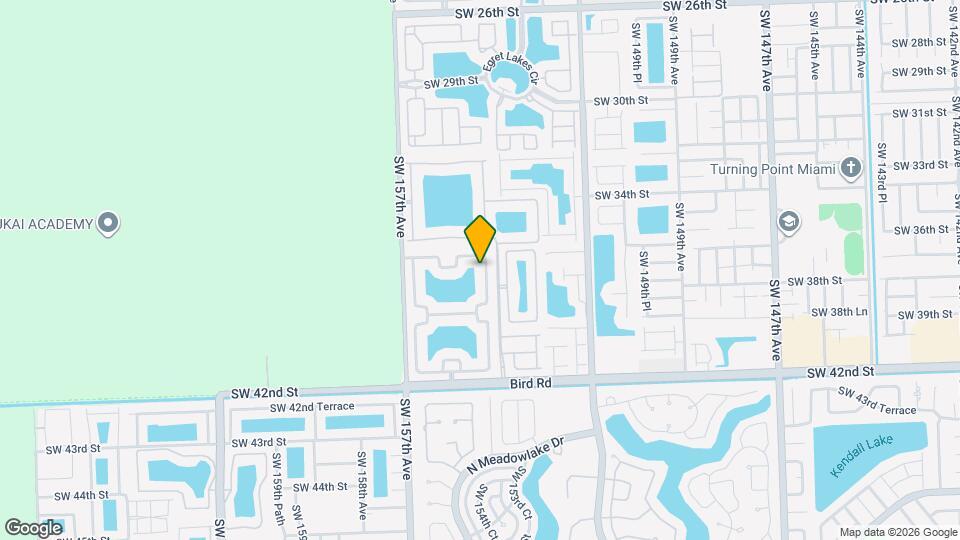 3670 SW 154th Ct Map and Location Details