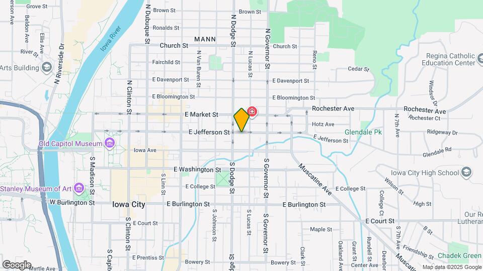 717 E Jefferson St Map and Location Details