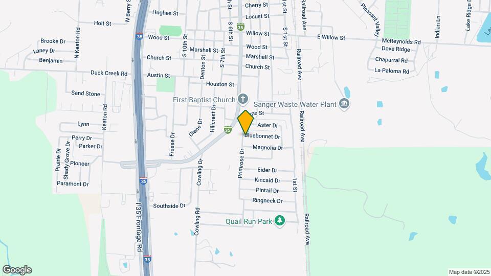 921 Primrose Dr Map and Location Details