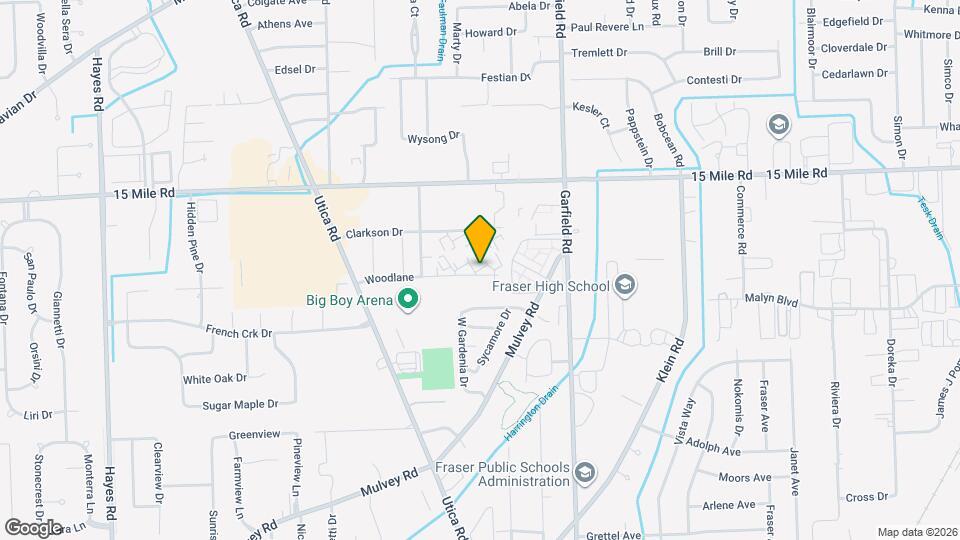 16525 Woodlane Map and Location Details