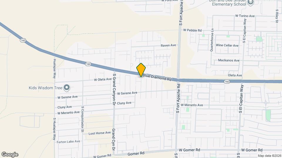 9213 Black Diamond St Mapa y Detalles de la Ubicación