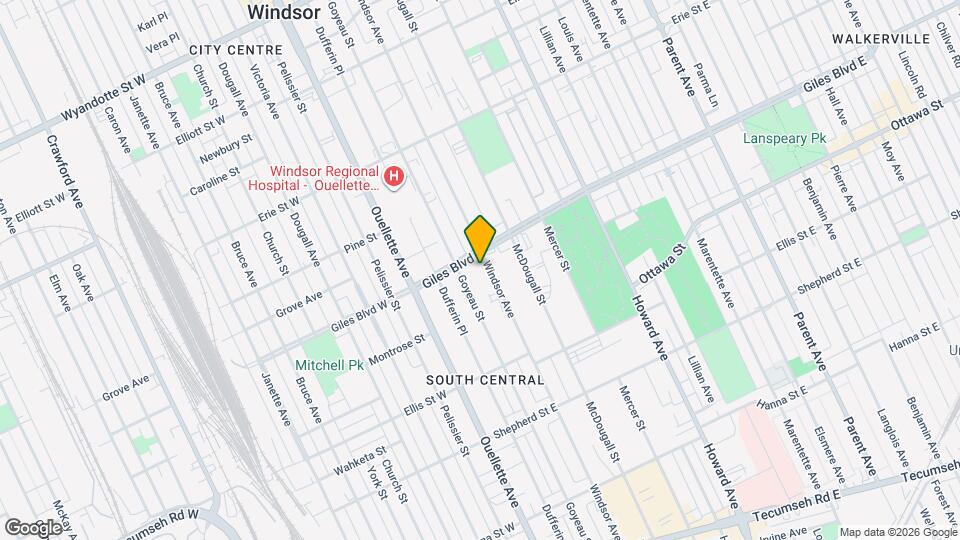 1231 WINDSOR Map and Location Details