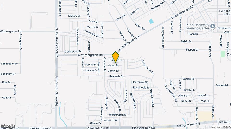 1735 Oneal St Map and Location Details