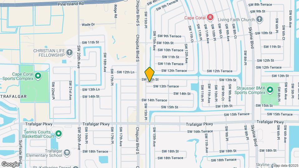 1513 SW 13th Terrace Map and Location Details