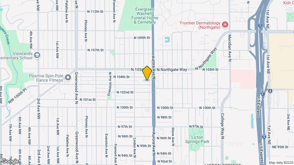 940 103rd St Map and Location Details