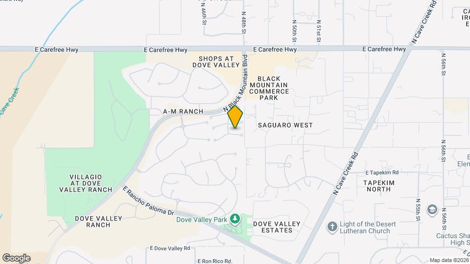 4750 E Preserve Way Map and Location Details