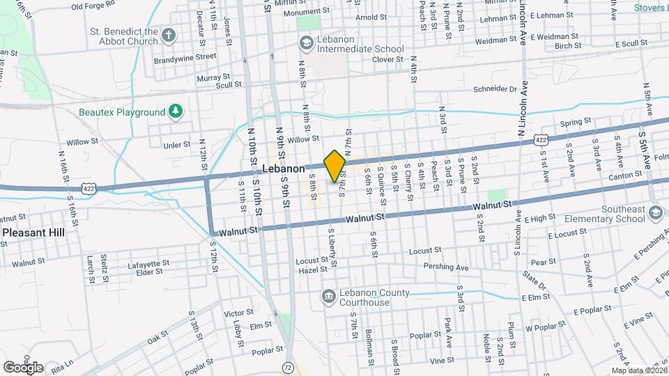 711 Chestnut St Mapa y Detalles de la Ubicación
